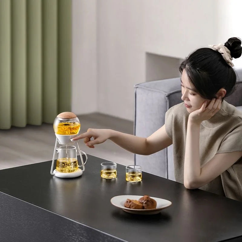 Lazy Brew Spherical Teapot Set - Image 1