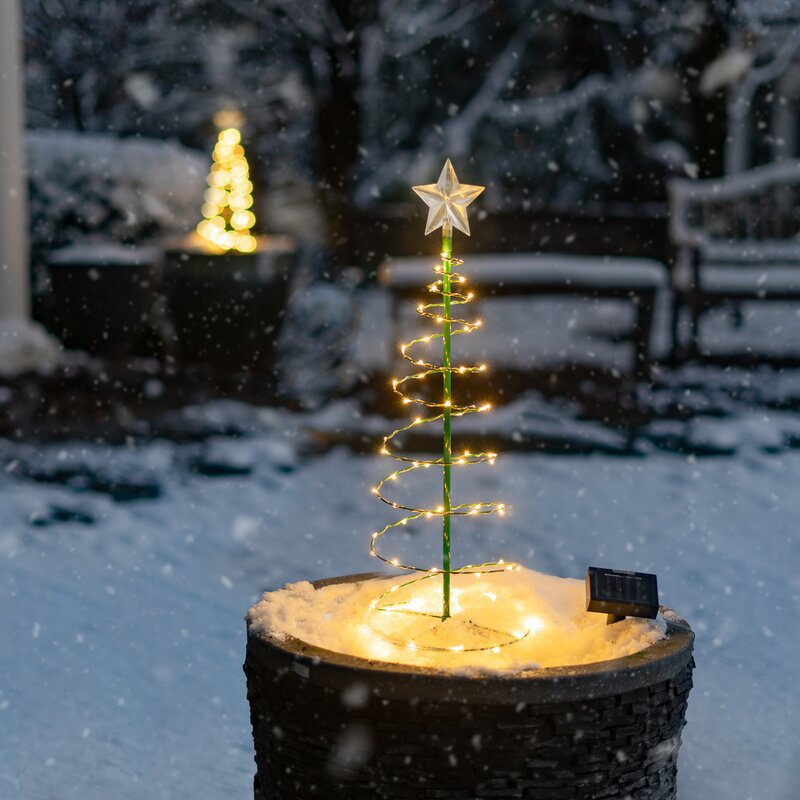 Solar Garden Led Christmas Tree Light - Image 2