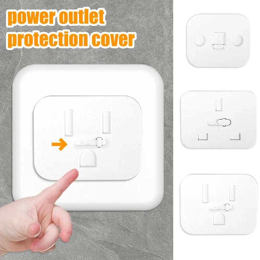 Slide Lock Protective Childproof Power Socket Cover - Image 6