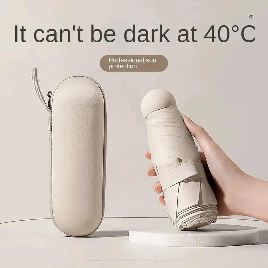 Mini Sunshade Rain Protection Minimal Umbrella - Image 1