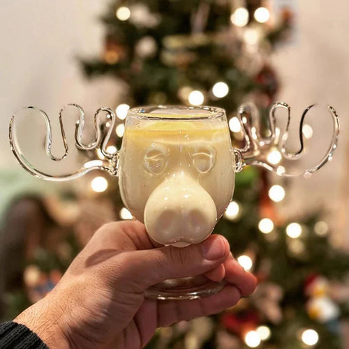 Nordic Antler Novelty Drinking Glass - Image 0