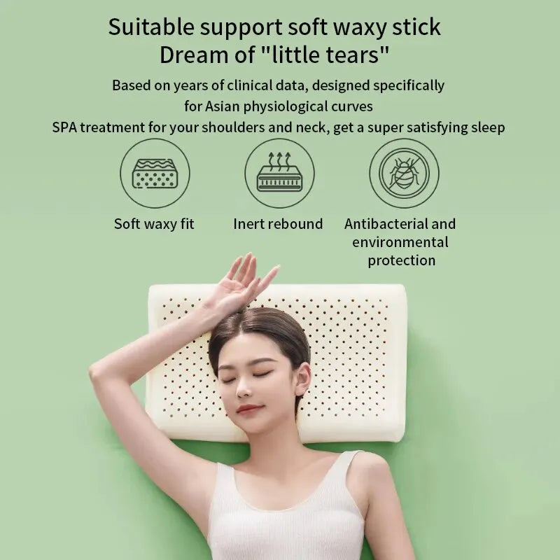 Hypoallergenic Natural Latex Breathable Ergonomic Pillow - Image 5