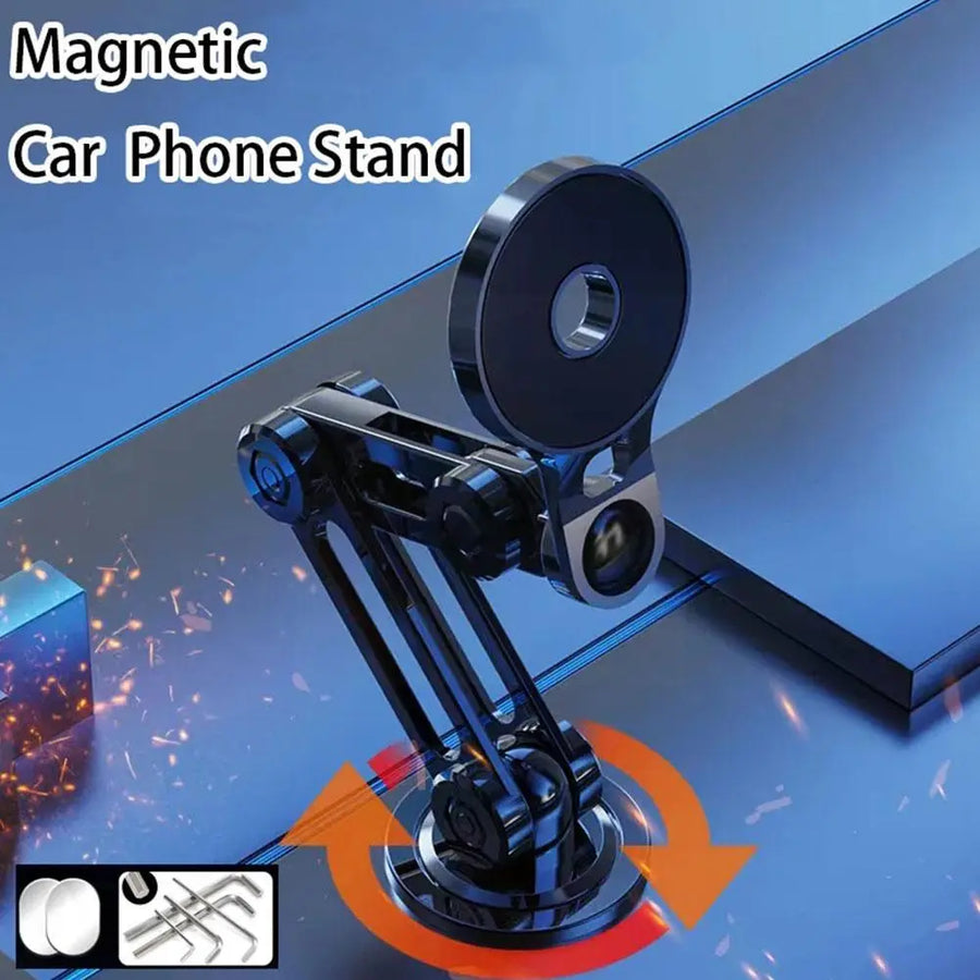 Rotatable Magnetic Suction Mechanical Arm Car Phone Holder - Image 2