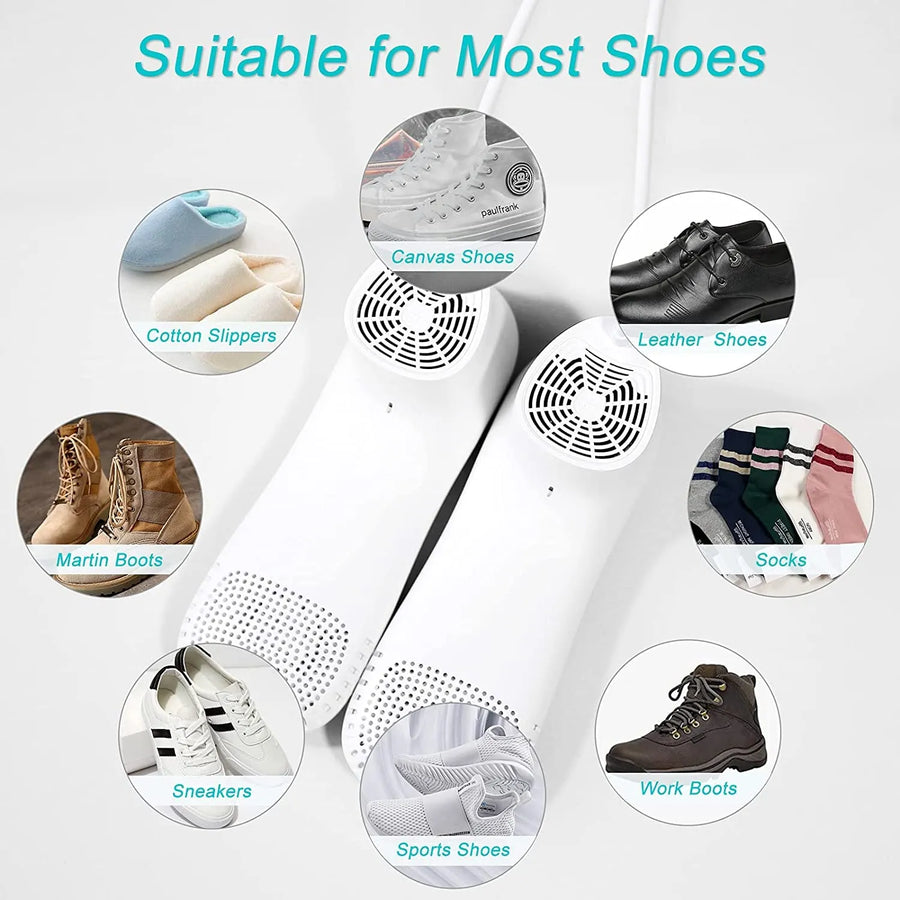 Modern Quick Clean Deodorizing Shoe Dryer - Image 1