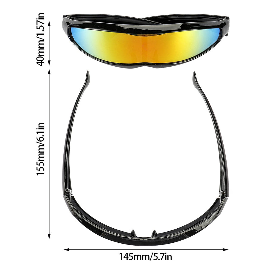 Futuristic Cyborg Cosplay Sunglasses - Image 15