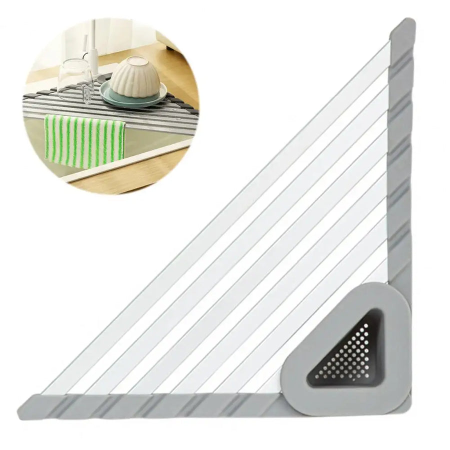 Triangle Slip-Resistant Sink Corner Storage Shelf Rack - Image 4