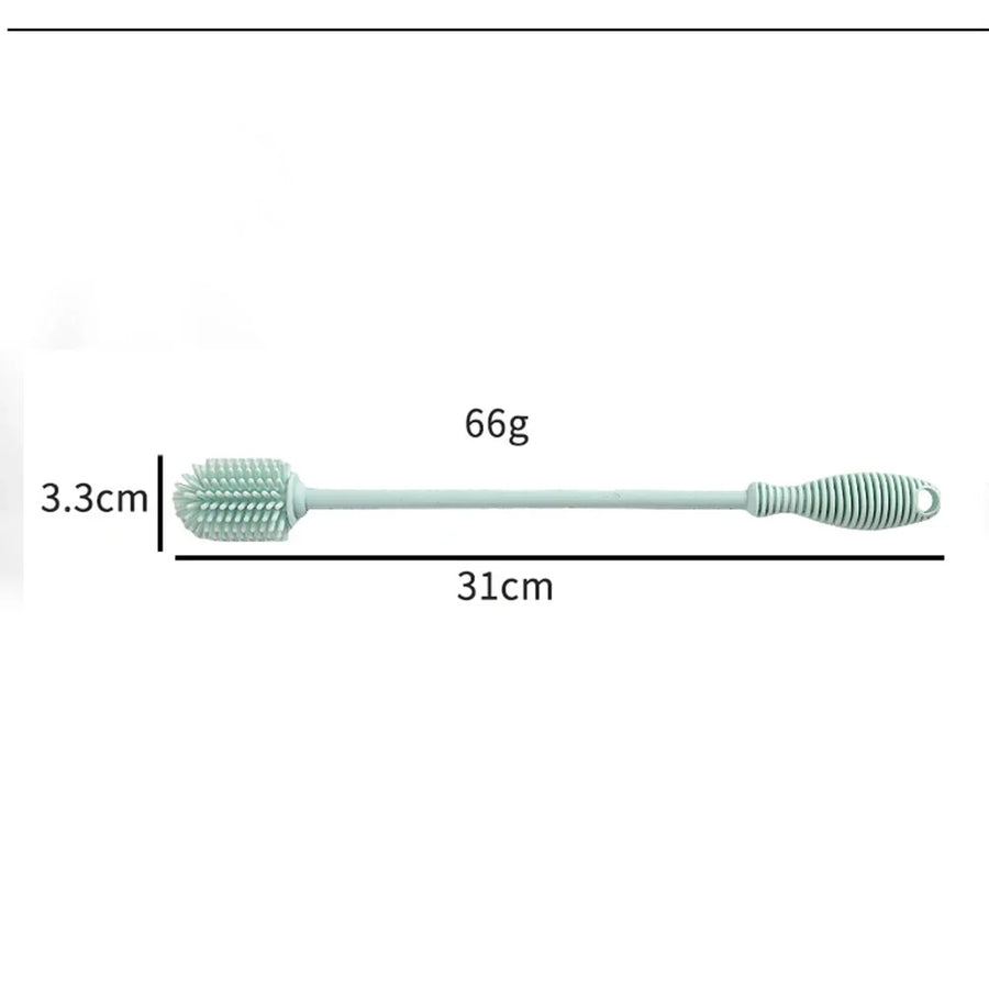 Easy Cleaning Baby Long Handle Silicone Bottle Brush - Image 5