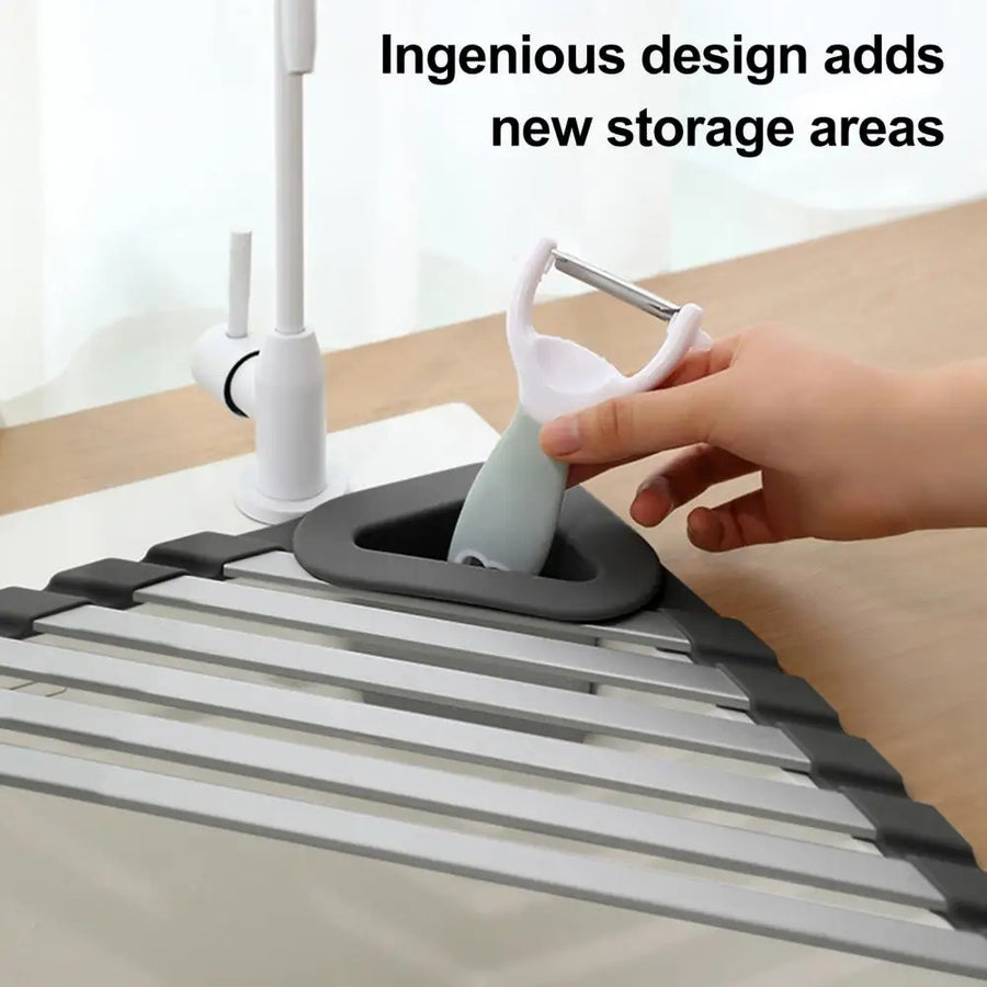Triangle Slip-Resistant Sink Corner Storage Shelf Rack - Image 3