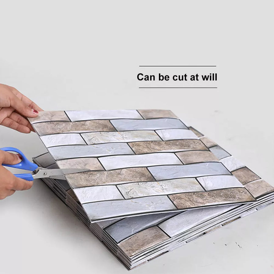 3D Wall Brick Pattern Decal - Image 3