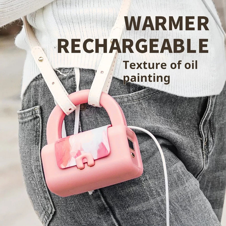 Handbag Digital Display Hand Warmer Power Bank - Image 2