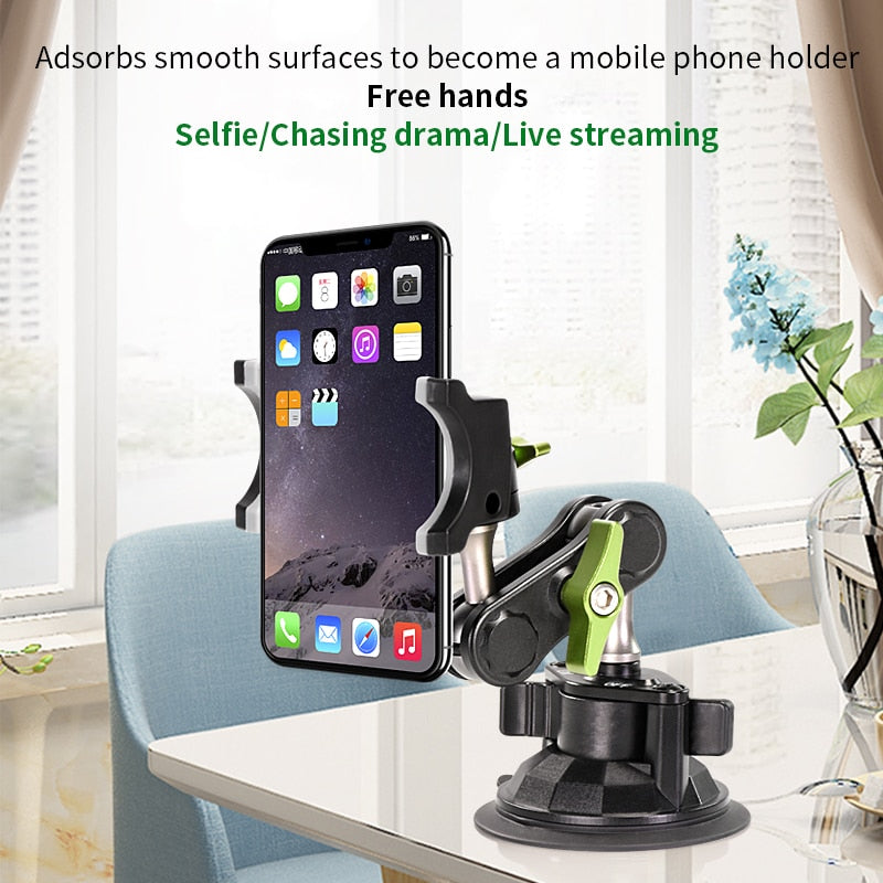 Sping Safe Rotating Long Arm Car Phone Holder - Image 1
