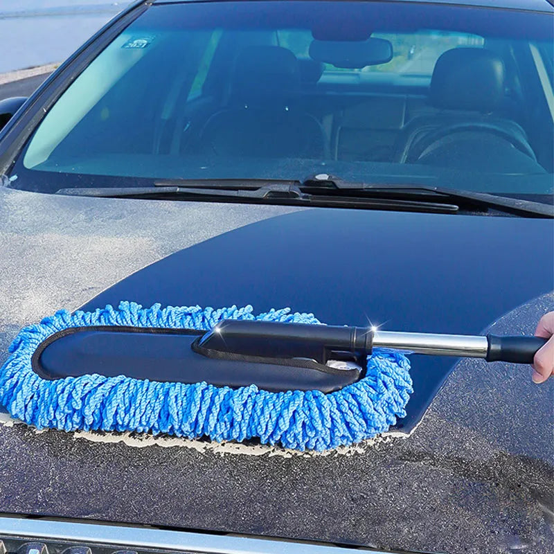 Pro Clean Universal Retractable Car Waxing Brush Set - Image 0