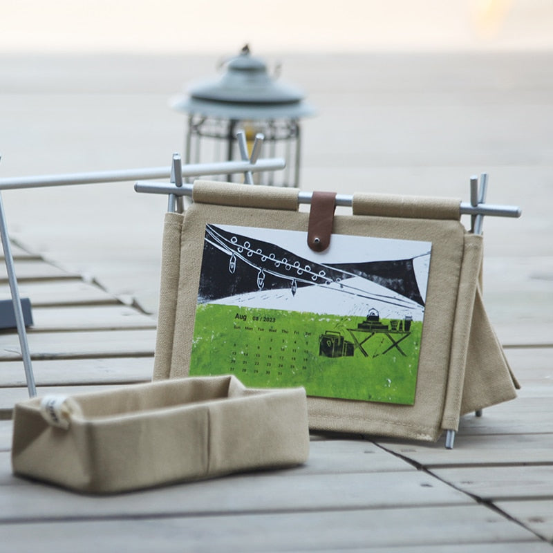 Camping Dreams Tent Desk Calendar - Image 0