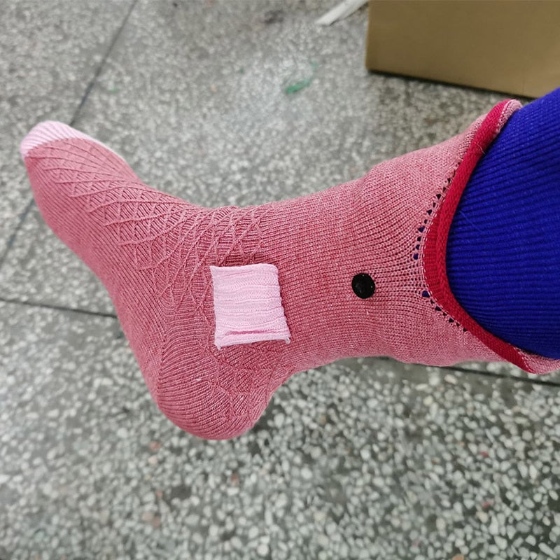 Crocodile Bite Knitted Socks - Image 3