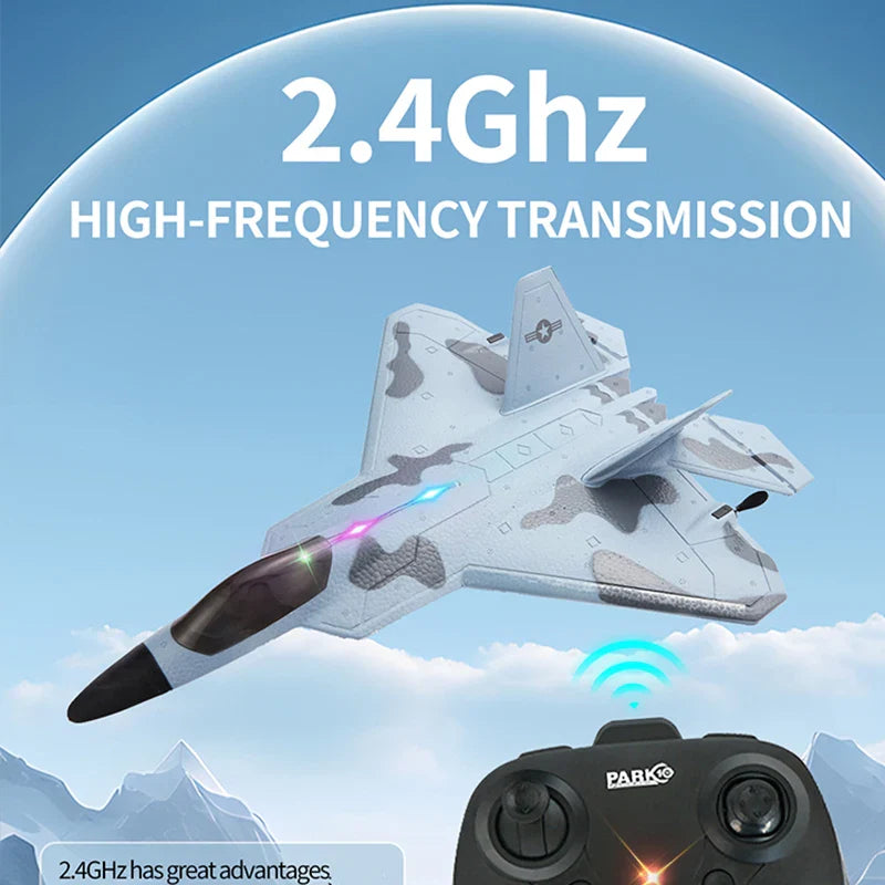 Storm Hawk Ultra Bright LED Foam Jet Fighter - Image 2