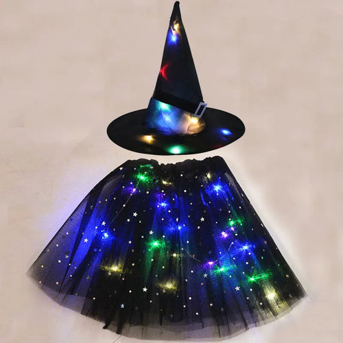 Glow Witch Luminous Kids Costume - Image 0