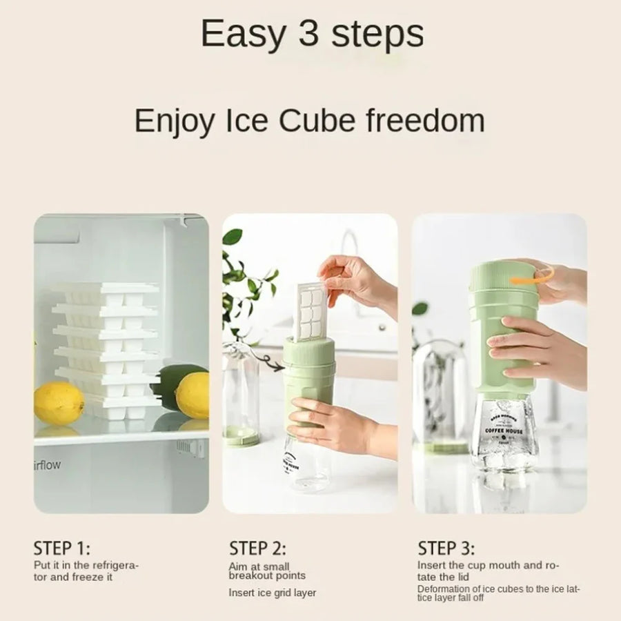 Automatic Spiral Release Easy-Release Ice Cube Maker - Image 2