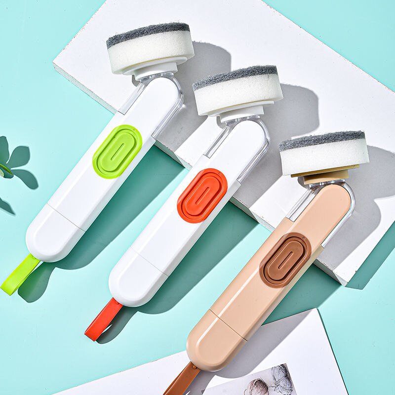 Long Handle Kitchen Cleaning Brush - Image 7
