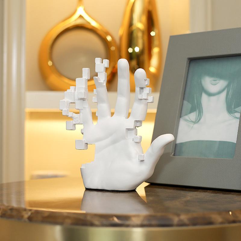 Modern Artful Touches Hand Statue Decor - Image 1