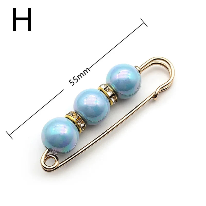 Pearl Charm Button Brooch - Image 11