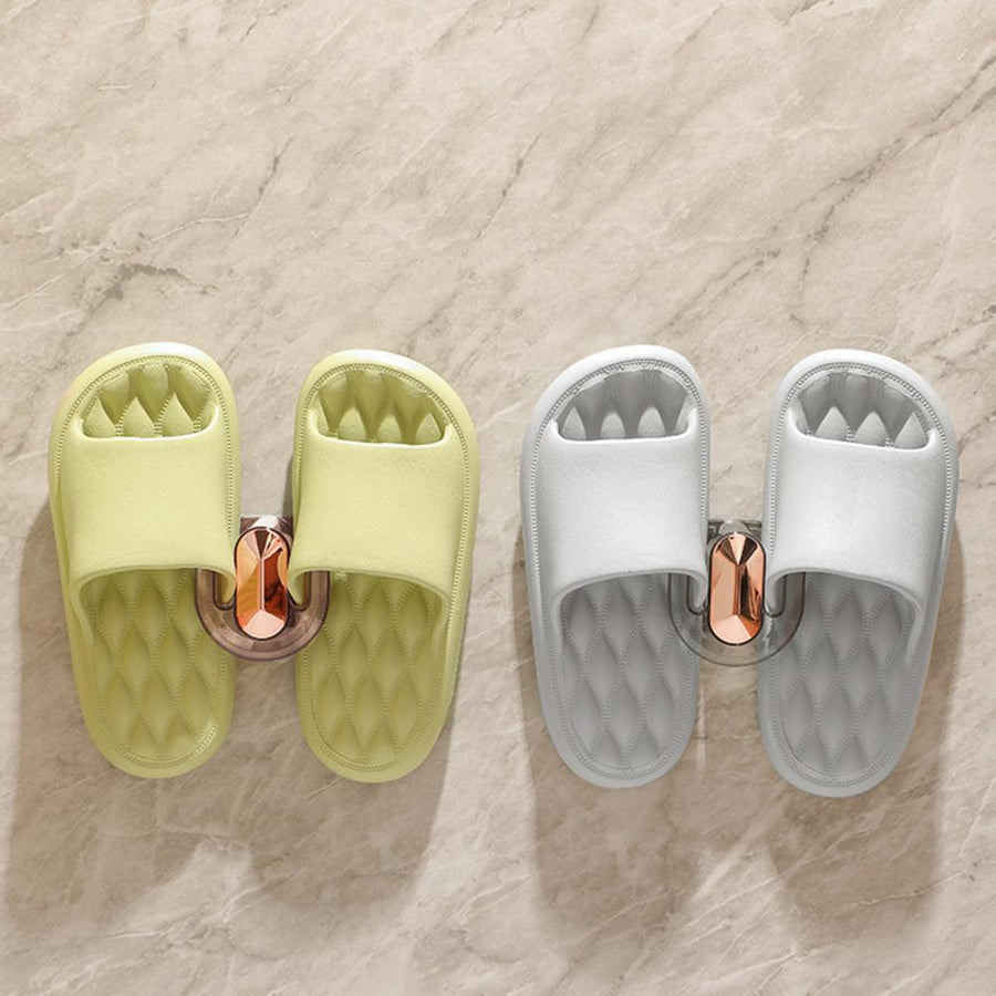 Wall-Mounted Quick Organizer Transparent Shoe Rack - Image 1