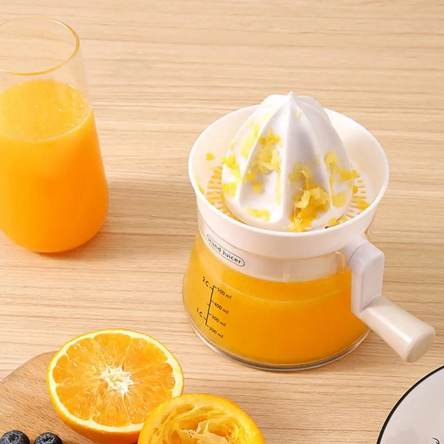 Dual Press Hand Powered Effortless Lemon Fruit Juicer - Image 3
