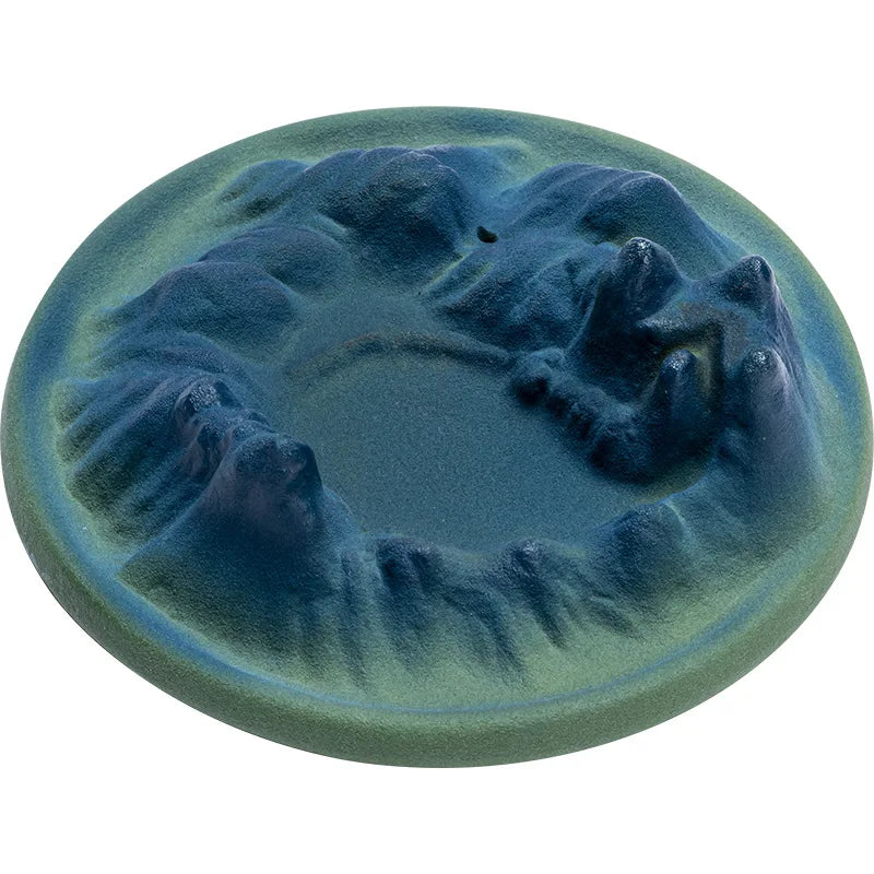 Mistic Mountain Ceramic Waterfall Incense Burner - Image 4