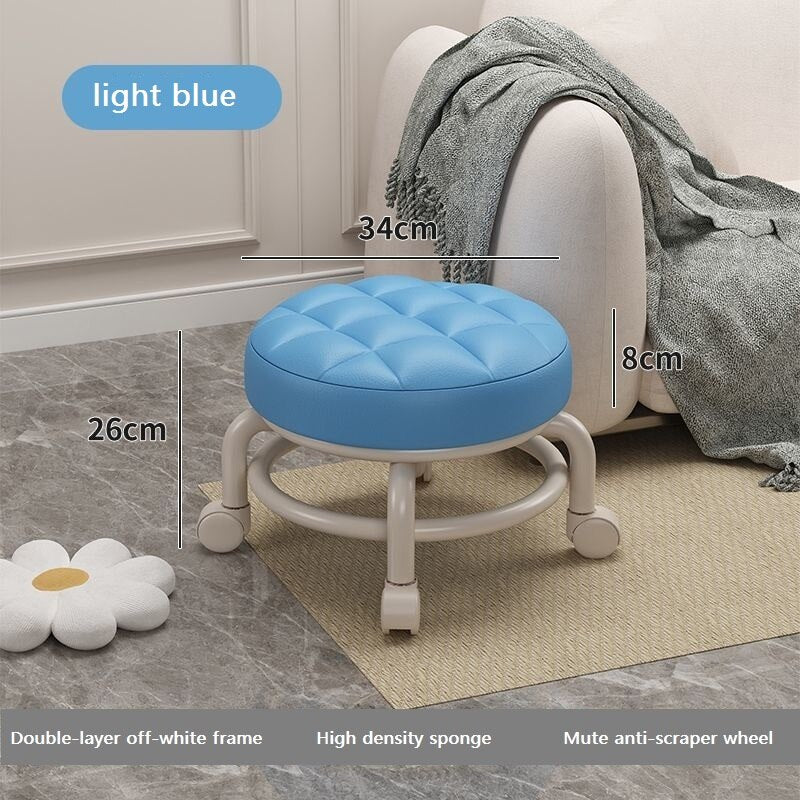 RollEase Mini Rolling Elegant Low Stool - Image 8
