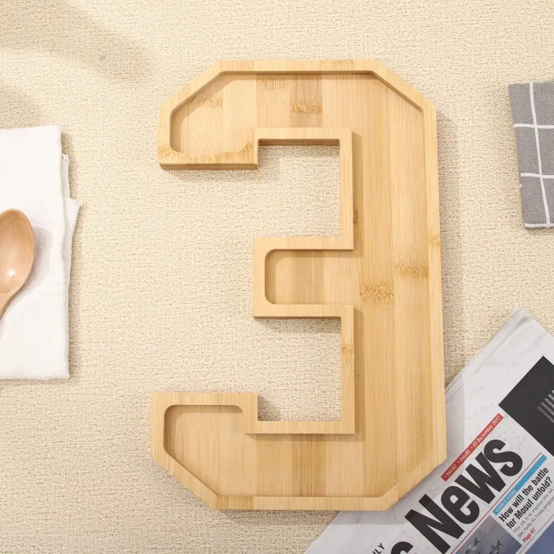 Wooden Numbers Serving Tray - Image 11