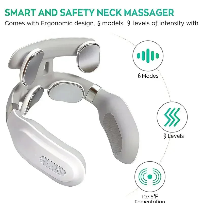 Intelligent Electric Heating Pulse Neck Massager - Image 2
