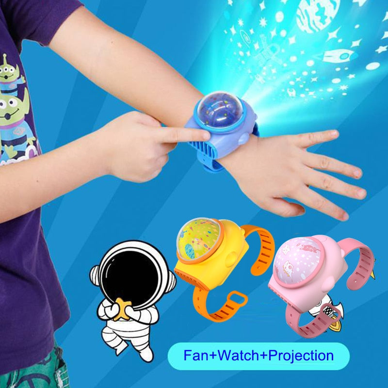Creative Fan Projector Bracelet - Image 1
