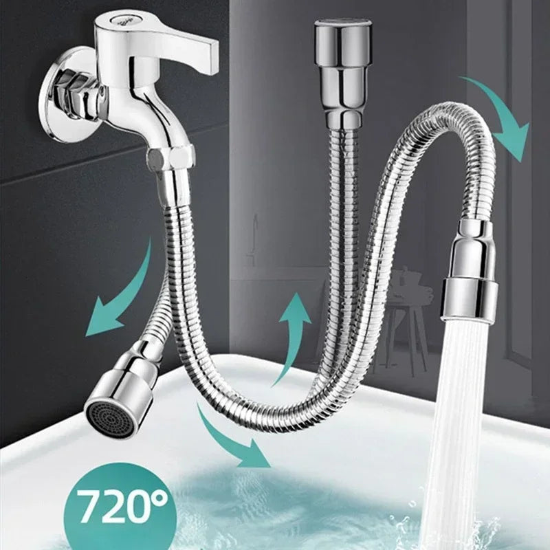 Universal Flexible Adjustable Kitchen Faucet Extender Nozzle - Image 2
