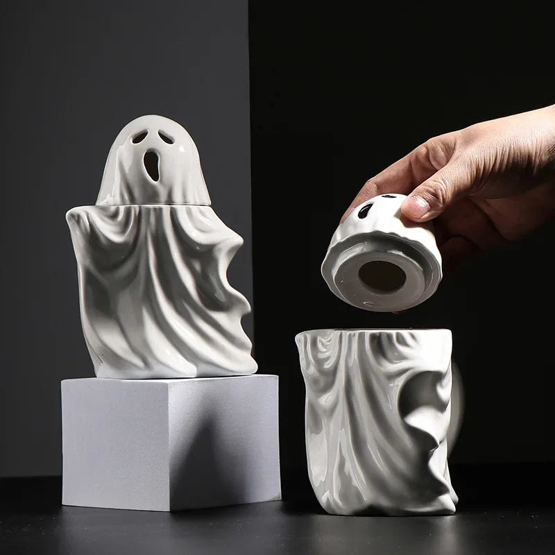 3D Ceramic Spooky Ghost Mug - Image 1