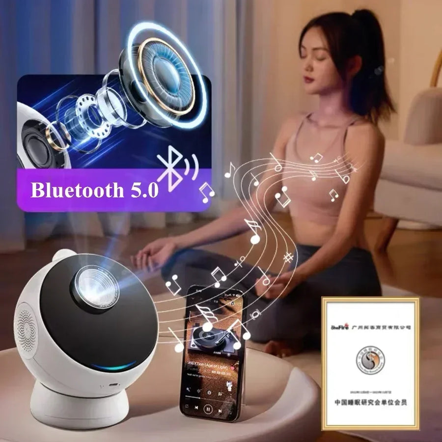 12in1 Shiny Star Meteor Bluetooth Night Projector - Image 1