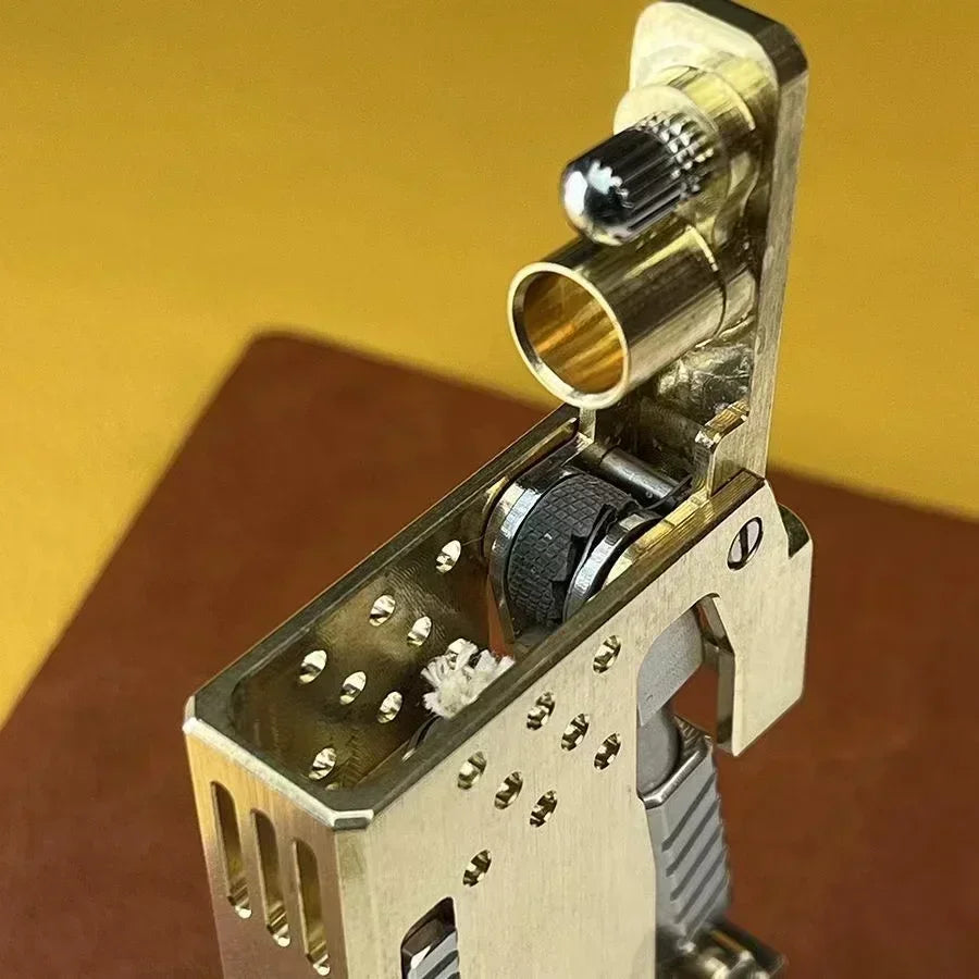 Classic Mechanical Press Ignition Kerosene Lighter - Image 4