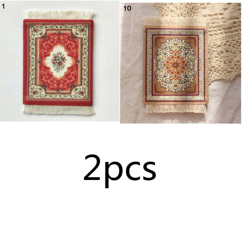 Mini Turkish Carpet Mug Coaster - Image 14