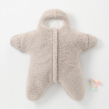Cute Baby Starfish Winter Onesie - Image 1