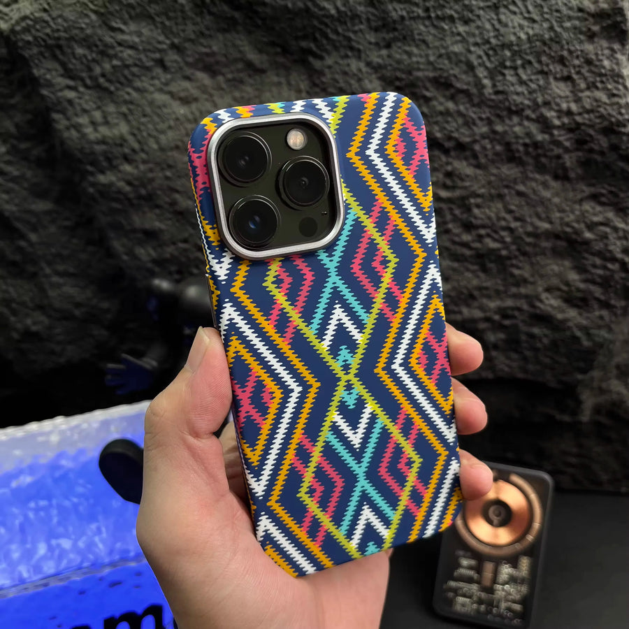 Carbon Weave Sleek Texture iPhone Case - Image 5