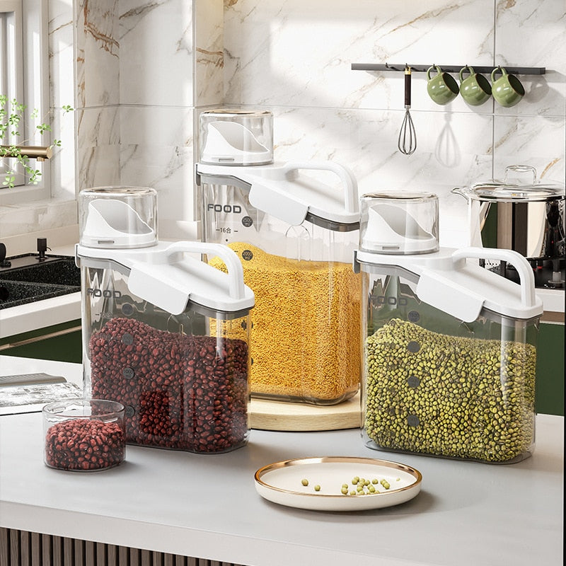 Transparent Measuring Food Storage Dispenser - Image 3