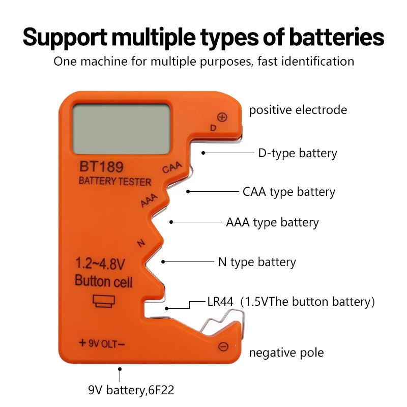Power Scan LCD Display Battery Tester - Image 2