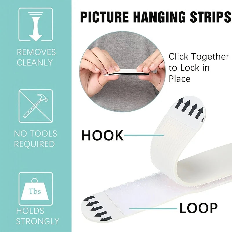 Self-Adhesive Damage-Free Wall Hanging Strips - Image 6