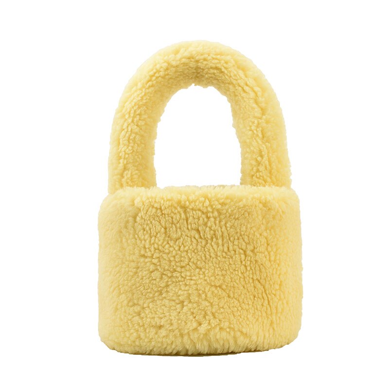 Cuddly Plush Mini Bucket Bag - Image 10