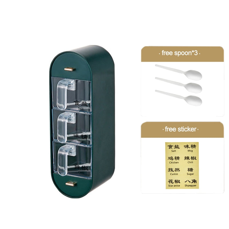 Kitchen Organizer Wall-Mounted Seasoning Station - Image 8