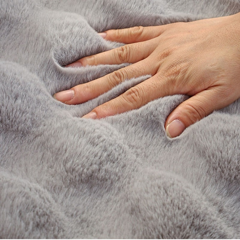 Snuggly Comfy Plush Sofa Cover - Image 6