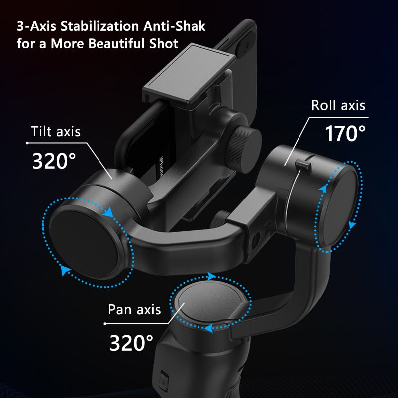 Smart Capture Axis Gimbal Handheld Stabilizer - Image 3