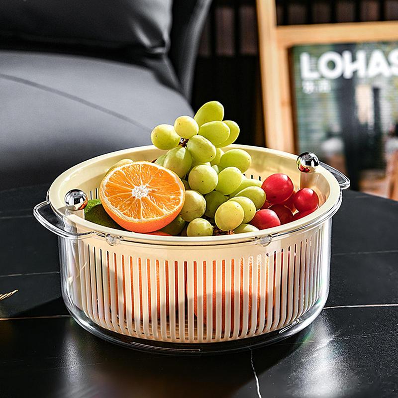 Manual Spin Vegetable Drainer Basket - Image 0