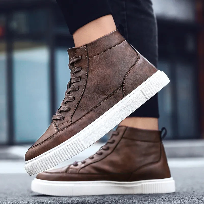 Frost Guard Casual Leather Autumn Boots - Image 1