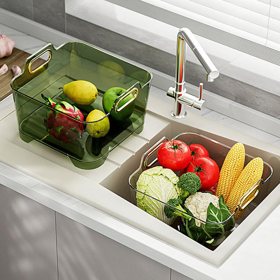 Stackable Vegetable Washing Basket Drainer - Image 0