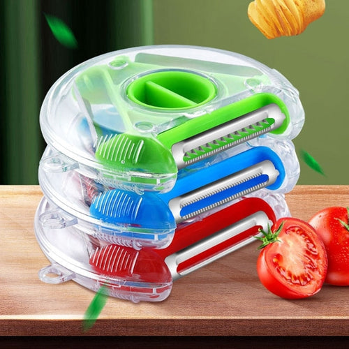 3in1 Stainless Steel Magic Peeler - Image 0