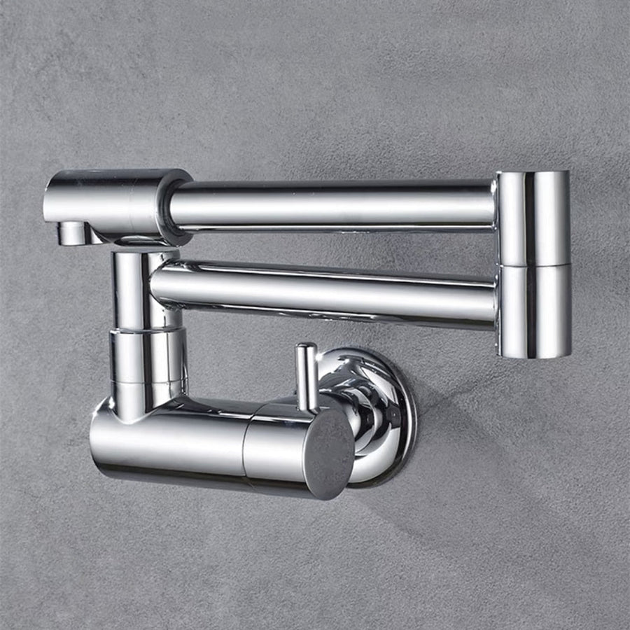 Wall-Mounted Folding Chrome Pot Filler Faucet - Image 6